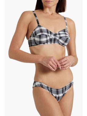 NWT LISA MARIE FERNANDEZ
Goldwyn checked plaid bikini 4 6